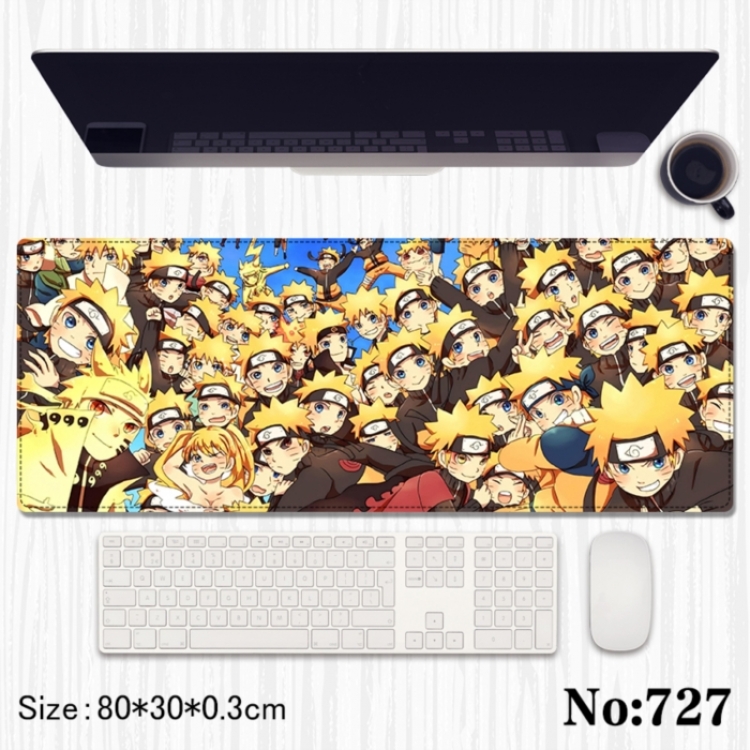 One Piece Anime peripheral computer mouse pad office desk pad multifunctional pad 80X30X0.3cm