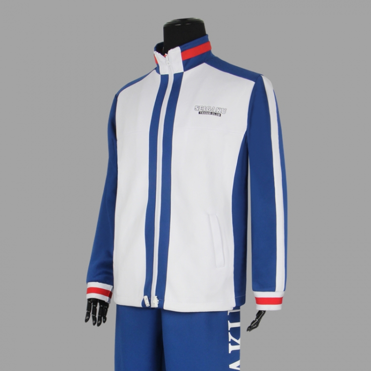 The Prince of Tennis Anime peripheral single piece long sleeved jacket ball suit from XS to 2XL
