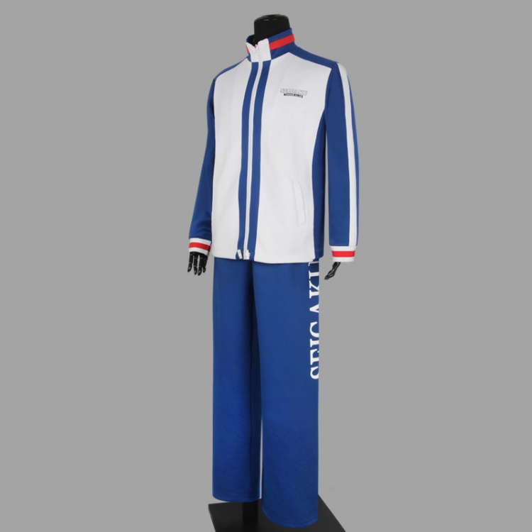 The Prince of Tennis Anime peripheral long sleeved long pants ball suit set from XS to 2XL