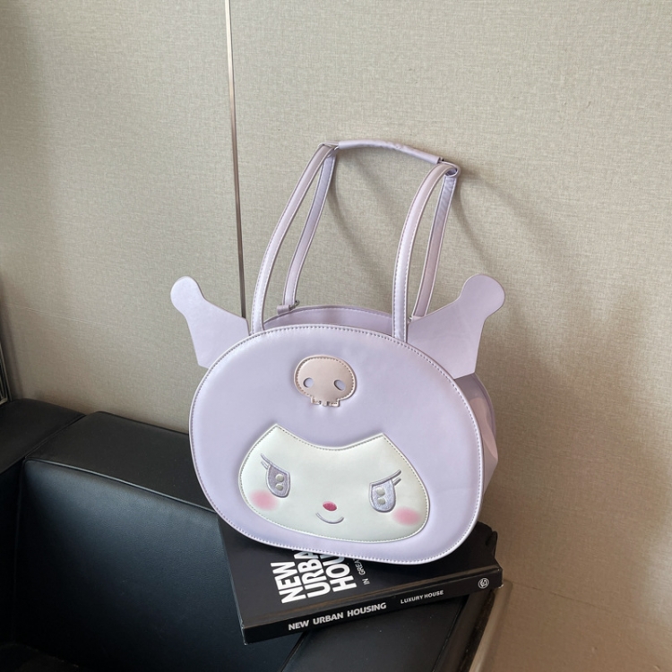 Kulomi PU Fashion Versatile Design Handbag Simple Casual Shoulder Bag 34CMx27CM price for 3 pcs