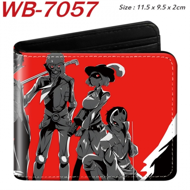Megami Ibunroku Persona Animation color PU leather half fold wallet 11.5X9X2CM