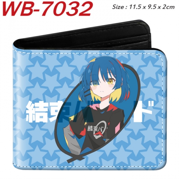 BOCCHI THE ROCK! Animation color PU leather half fold wallet 11.5X9X2CM