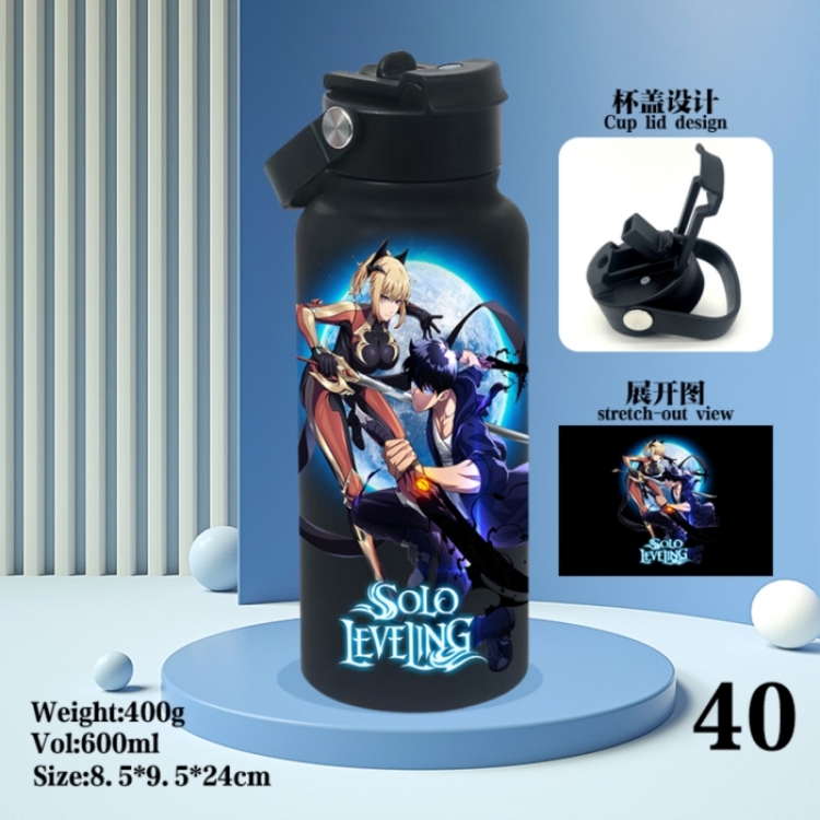 Solo Leveling:Arise Anime peripheral new drink portable thermos cup 600ML
