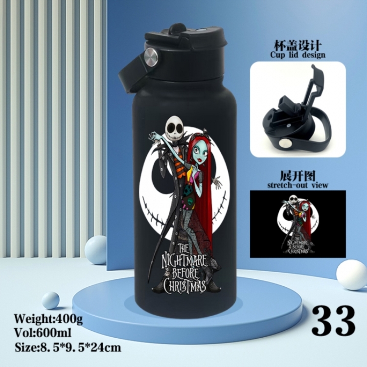 Anime peripheral new drink portable thermos cup 600ML