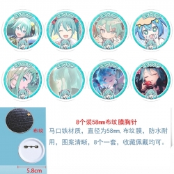 Hatsune Miku Anime round Badge...