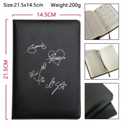 BLACK PINK Anime Printed PU Ca...