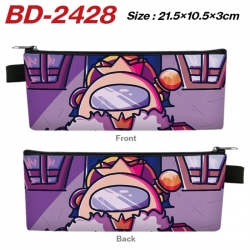 Among us Anime PU Leather Zipp...