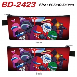 Among us Anime PU Leather Zipp...