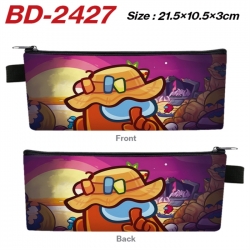 Among us Anime PU Leather Zipp...