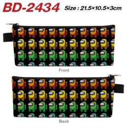 Among us Anime PU Leather Zipp...