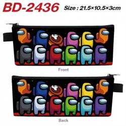 Among us Anime PU Leather Zipp...