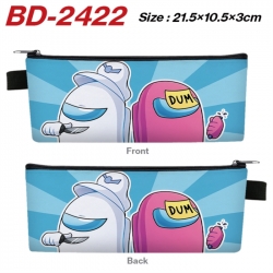 Among us Anime PU Leather Zipp...