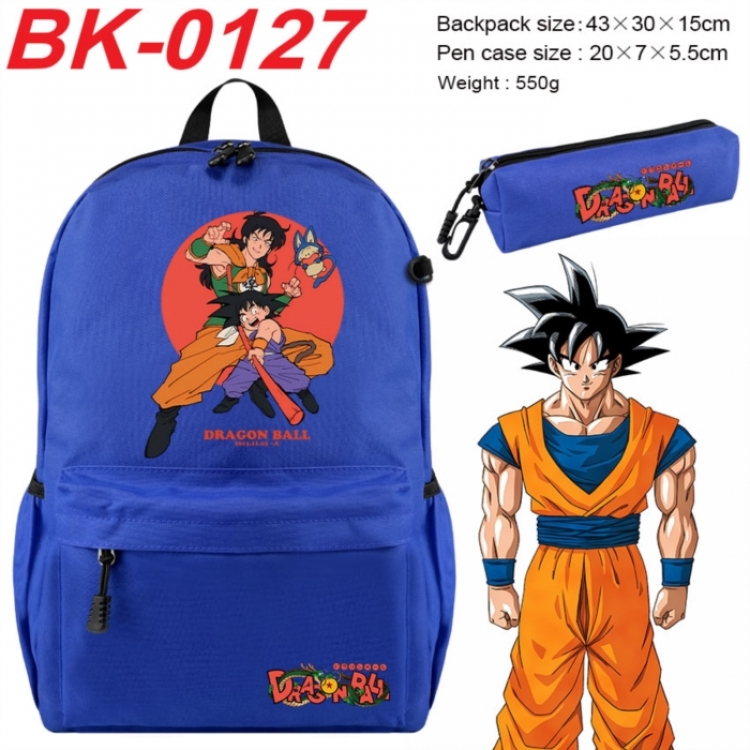 DRAGON BALL Anime backpack pencil case set backpack 43X35X15CM