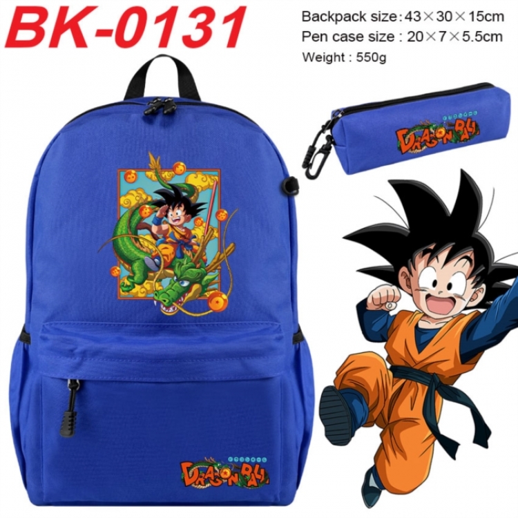 DRAGON BALL Anime backpack pencil case set backpack 43X35X15CM
