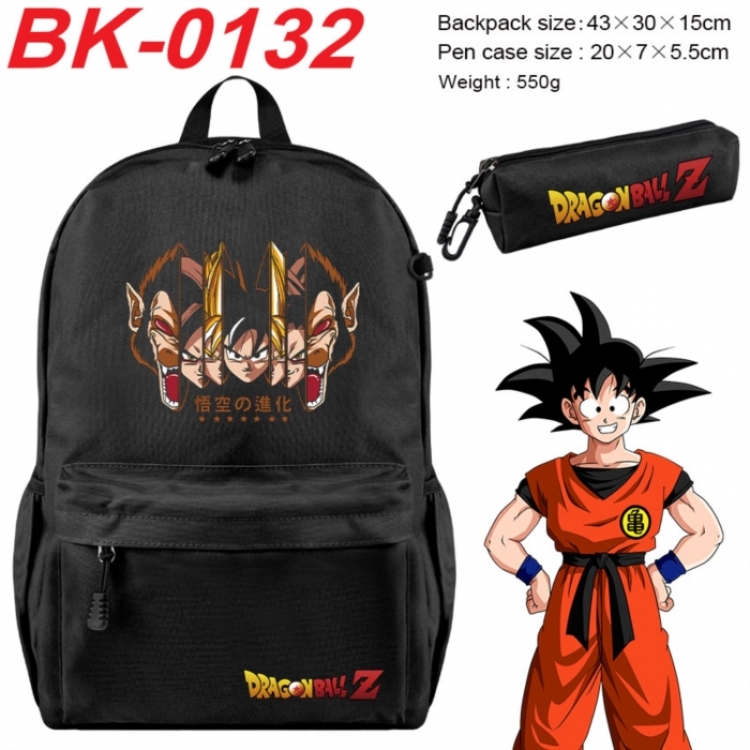 DRAGON BALL Anime backpack pencil case set backpack 43X35X15CM