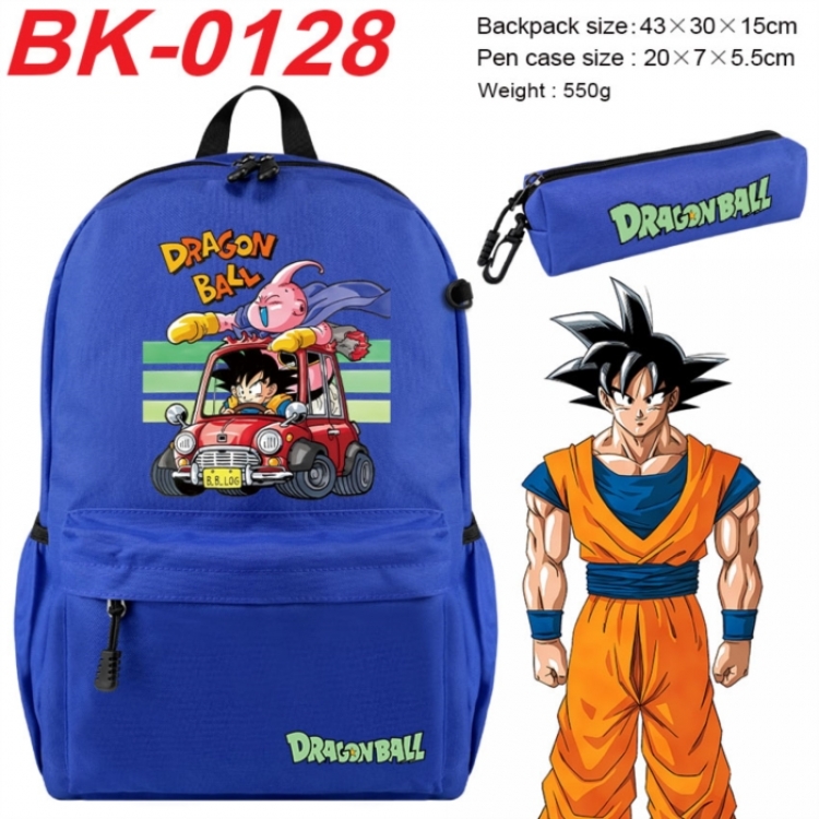 DRAGON BALL Anime backpack pencil case set backpack 43X35X15CM