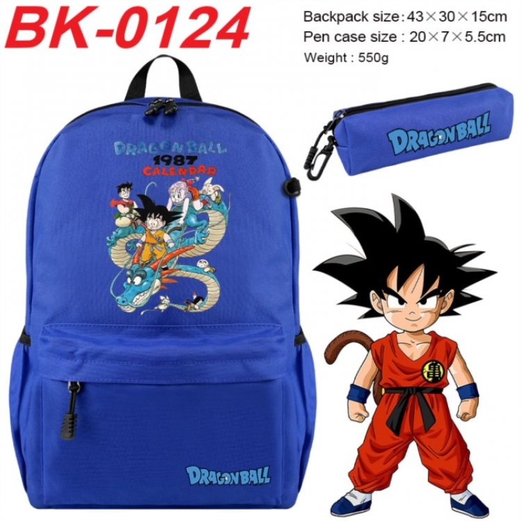 DRAGON BALL Anime backpack pencil case set backpack 43X35X15CM