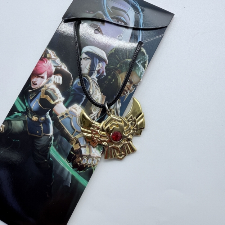 League of Legends Anime peripheral leather rope necklace pendant jewelry price for 5 pcs