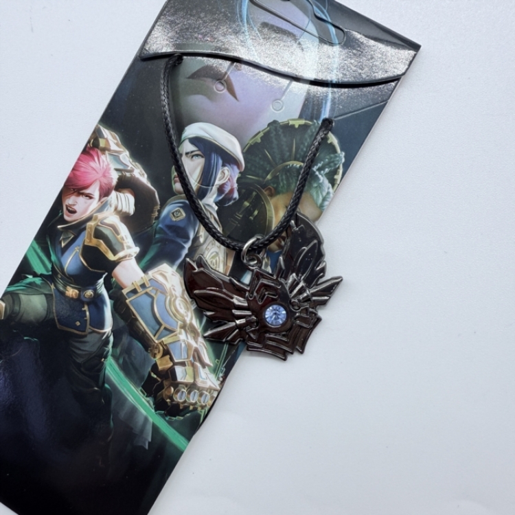 League of Legends Anime peripheral leather rope necklace pendant jewelry price for 5 pcs