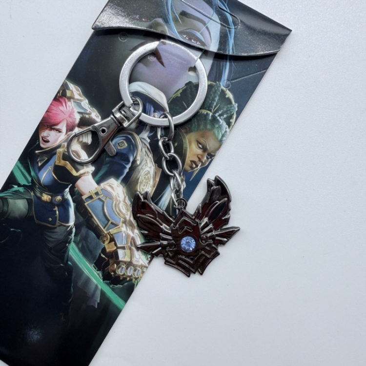 League of Legends  Animation metal keychain pendant price for 5 pcs 