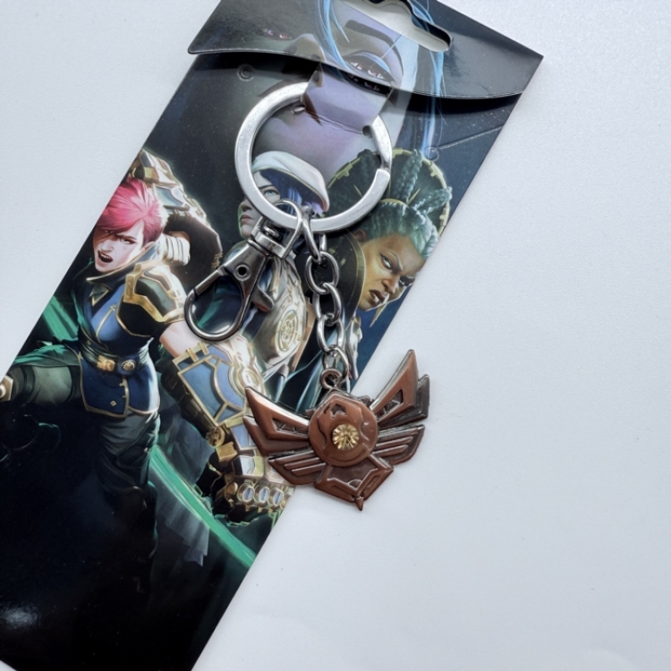 League of Legends  Animation metal keychain pendant price for 5 pcs 