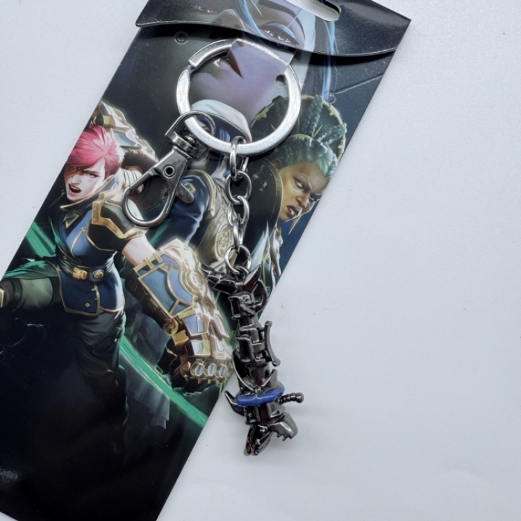League of Legends  Animation metal keychain pendant price for 5 pcs 