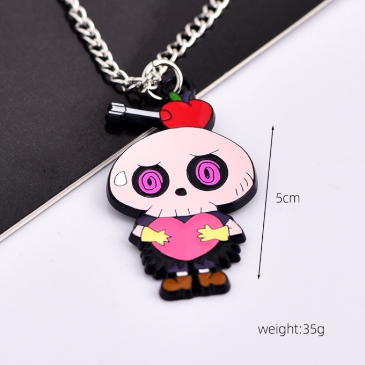 LABUBU Anime cartoon metal necklace pendant price for 5 pcs 