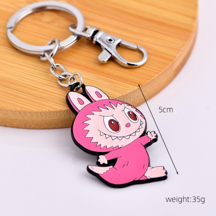 LABUBU Anime cartoon metal necklace pendant price for 5 pcs 