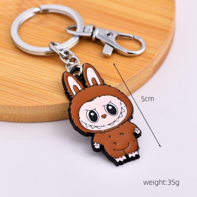 LABUBU Anime cartoon metal necklace pendant price for 5 pcs 