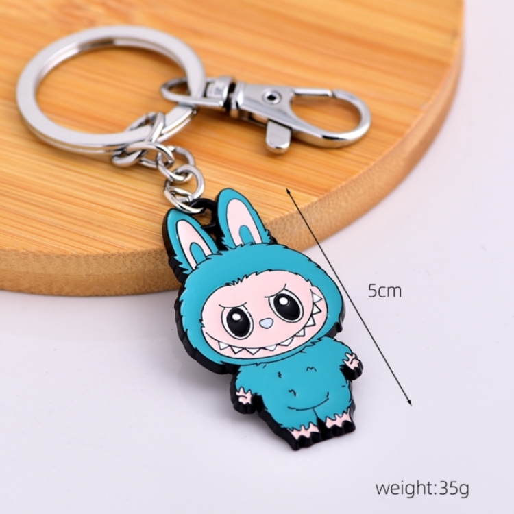 LABUBU Anime cartoon metal necklace pendant price for 5 pcs 