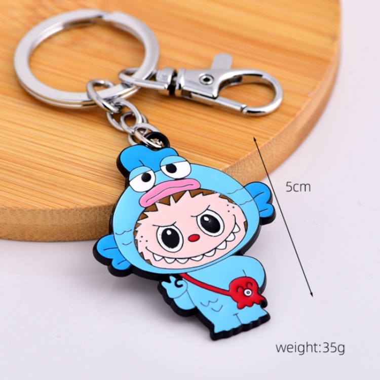 LABUBU Anime cartoon metal necklace pendant price for 5 pcs 