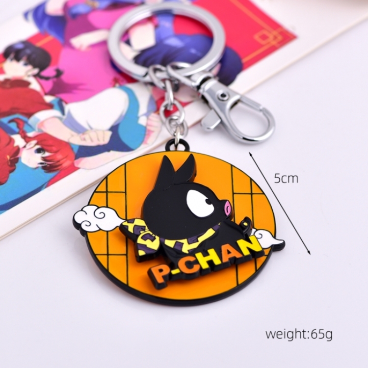 Ranma 1/2 Anime surrounding rotation keychain pendant  price for 5 pcs