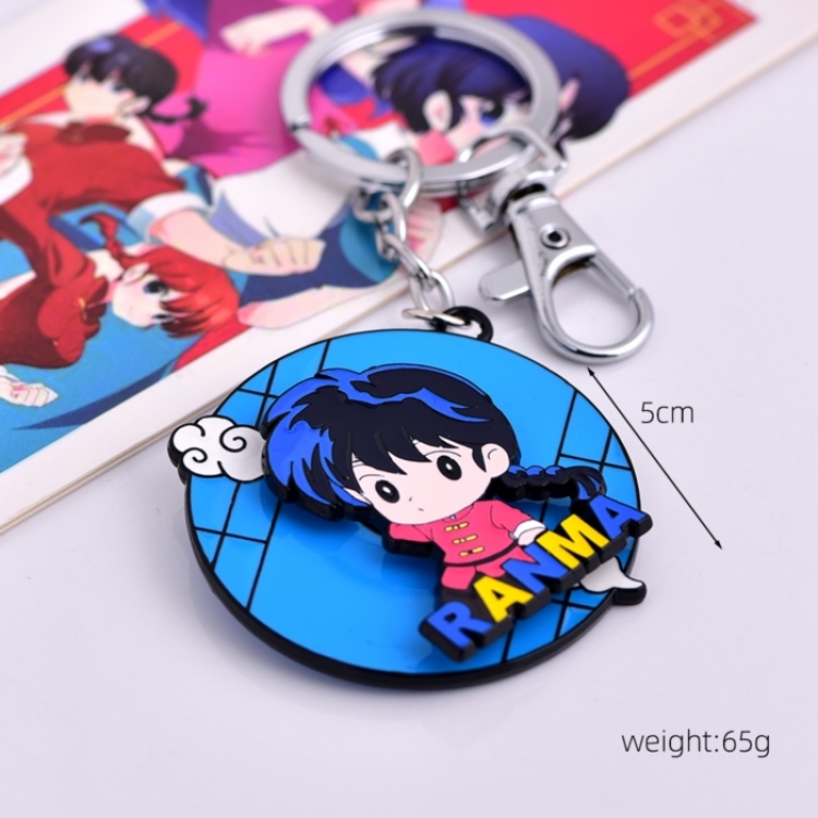Ranma 1/2 Anime surrounding rotation keychain pendant  price for 5 pcs