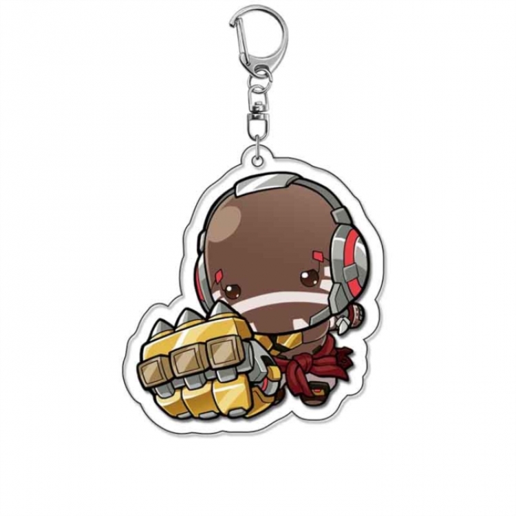 Overwatch Anime Acrylic Keychain Charm price for 5 pcs