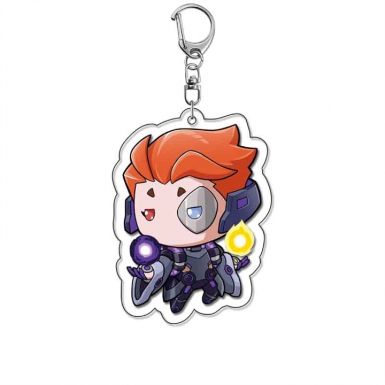 Overwatch Anime Acrylic Keychain Charm price for 5 pcs