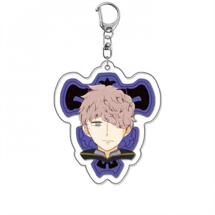 Black clover Anime Acrylic Keychain Charm price for 5 pcs