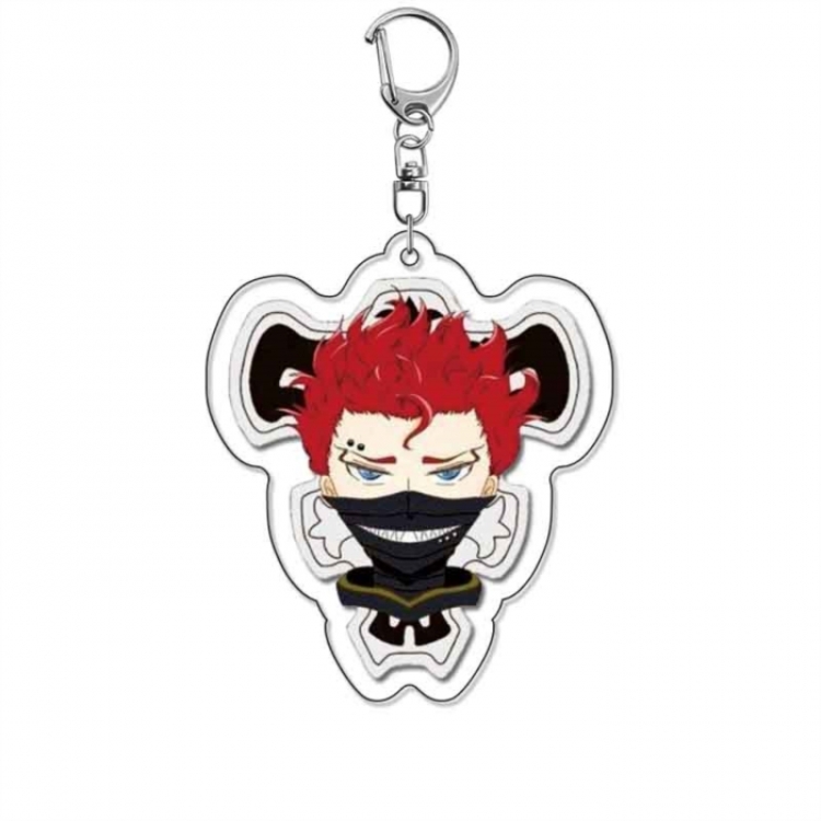 Black clover Anime Acrylic Keychain Charm price for 5 pcs