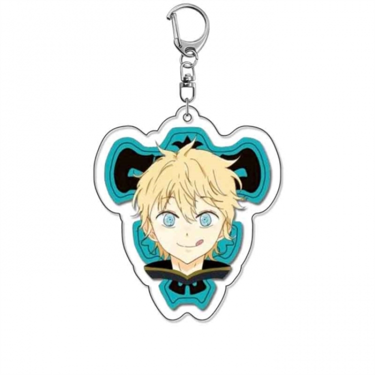 Black clover Anime Acrylic Keychain Charm price for 5 pcs