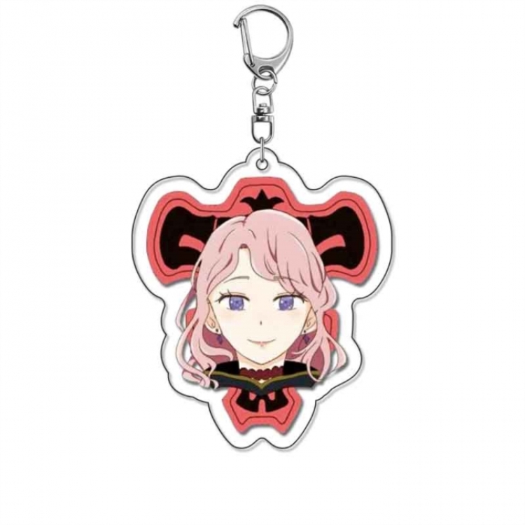 Black clover Anime Acrylic Keychain Charm price for 5 pcs