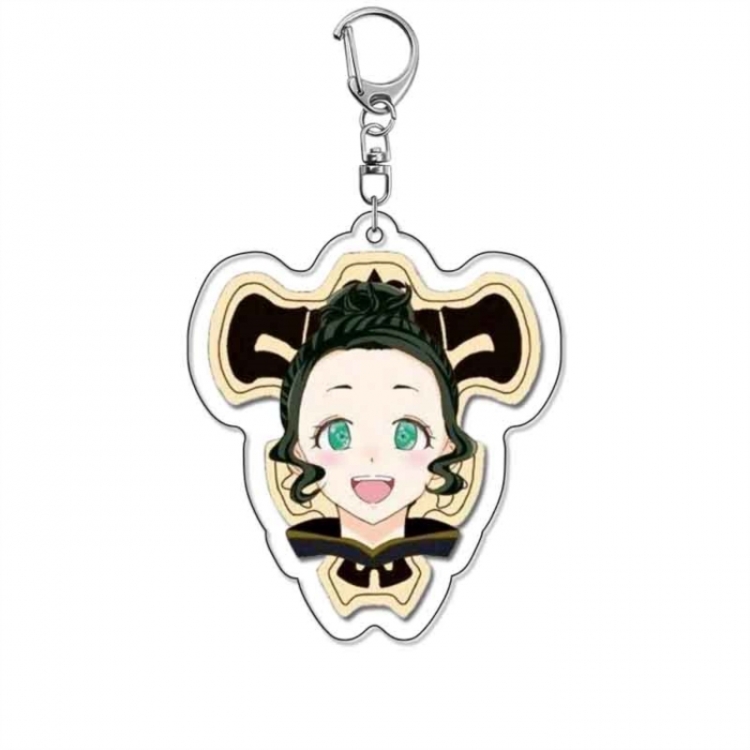 Black clover Anime Acrylic Keychain Charm price for 5 pcs