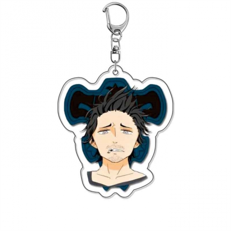 Black clover Anime Acrylic Keychain Charm price for 5 pcs