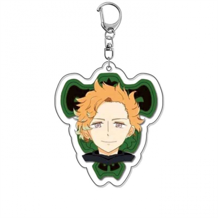 Black clover Anime Acrylic Keychain Charm price for 5 pcs
