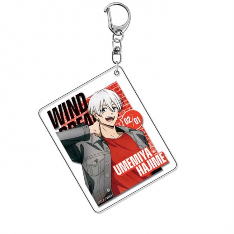 WIND BREAKER Anime Acrylic Keychain Charm price for 5 pcs