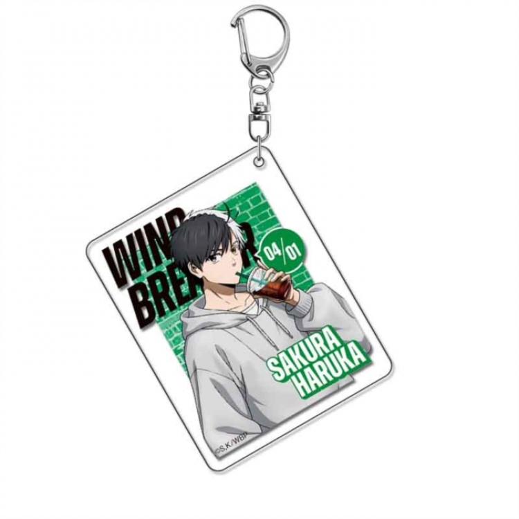 WIND BREAKER Anime Acrylic Keychain Charm price for 5 pcs