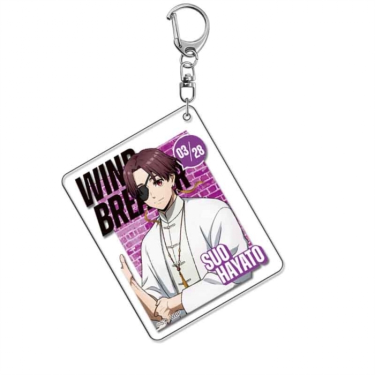 WIND BREAKER Anime Acrylic Keychain Charm price for 5 pcs