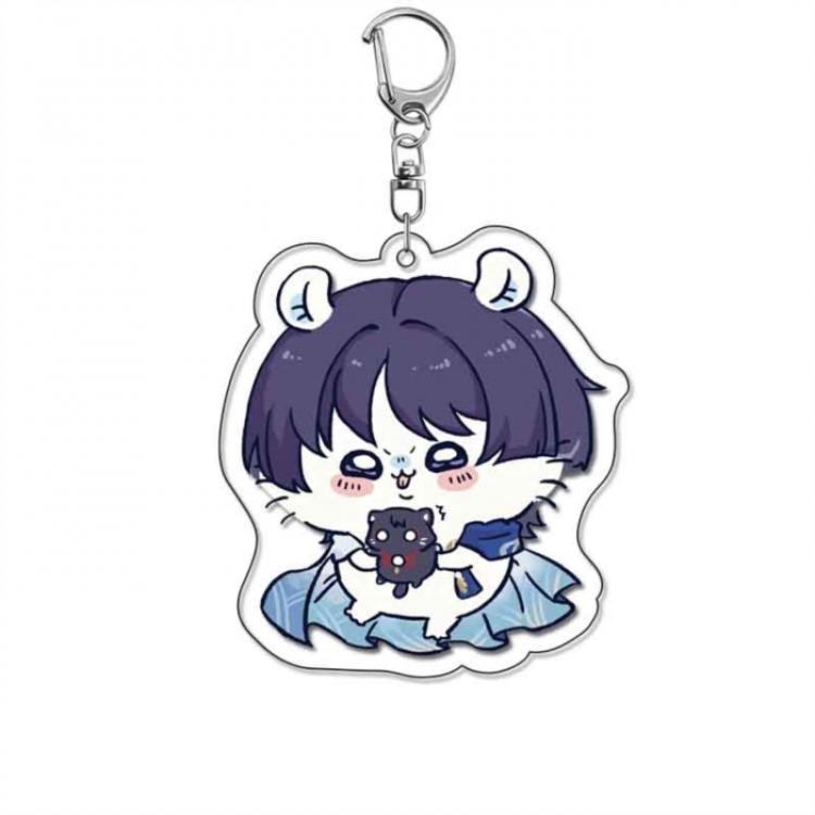 Genshin Impact Anime Acrylic Keychain Charm price for 5 pcs