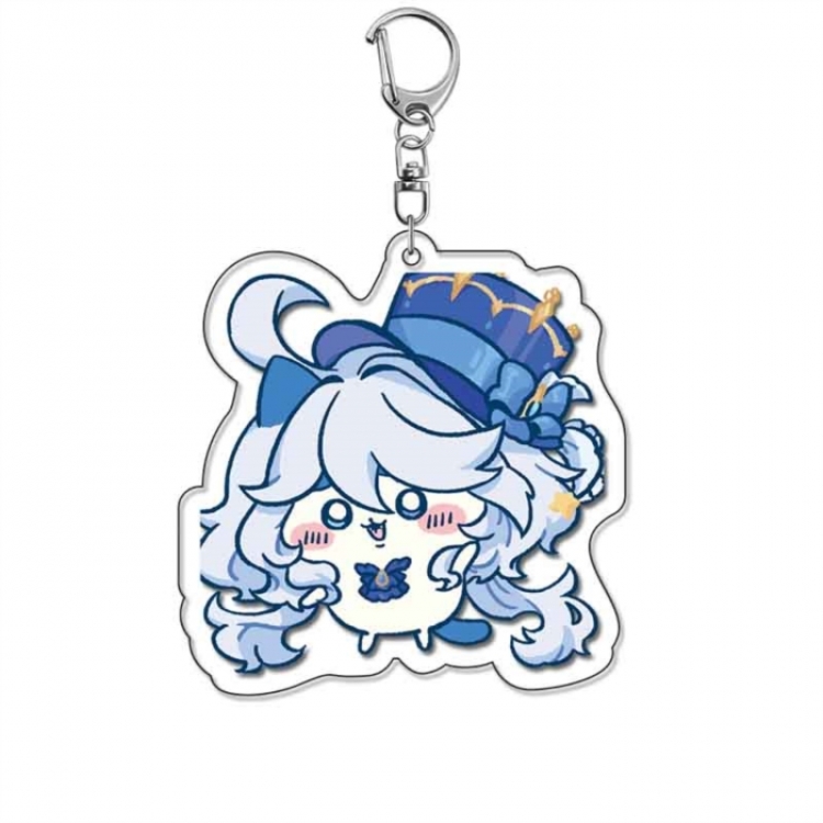 Genshin Impact Anime Acrylic Keychain Charm price for 5 pcs