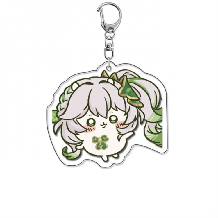 Genshin Impact Anime Acrylic Keychain Charm price for 5 pcs