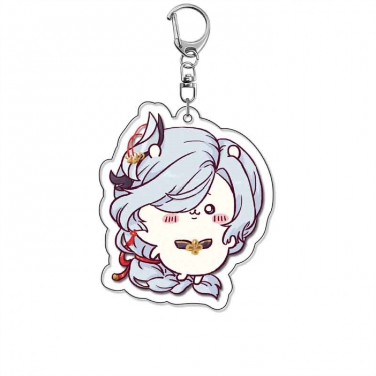 Genshin Impact Anime Acrylic Keychain Charm price for 5 pcs