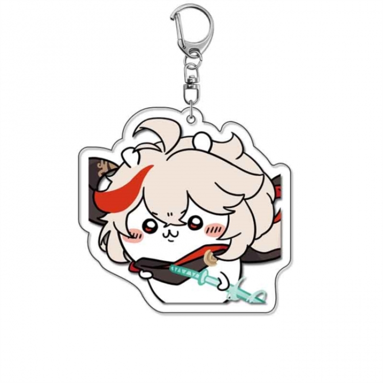 Genshin Impact Anime Acrylic Keychain Charm price for 5 pcs